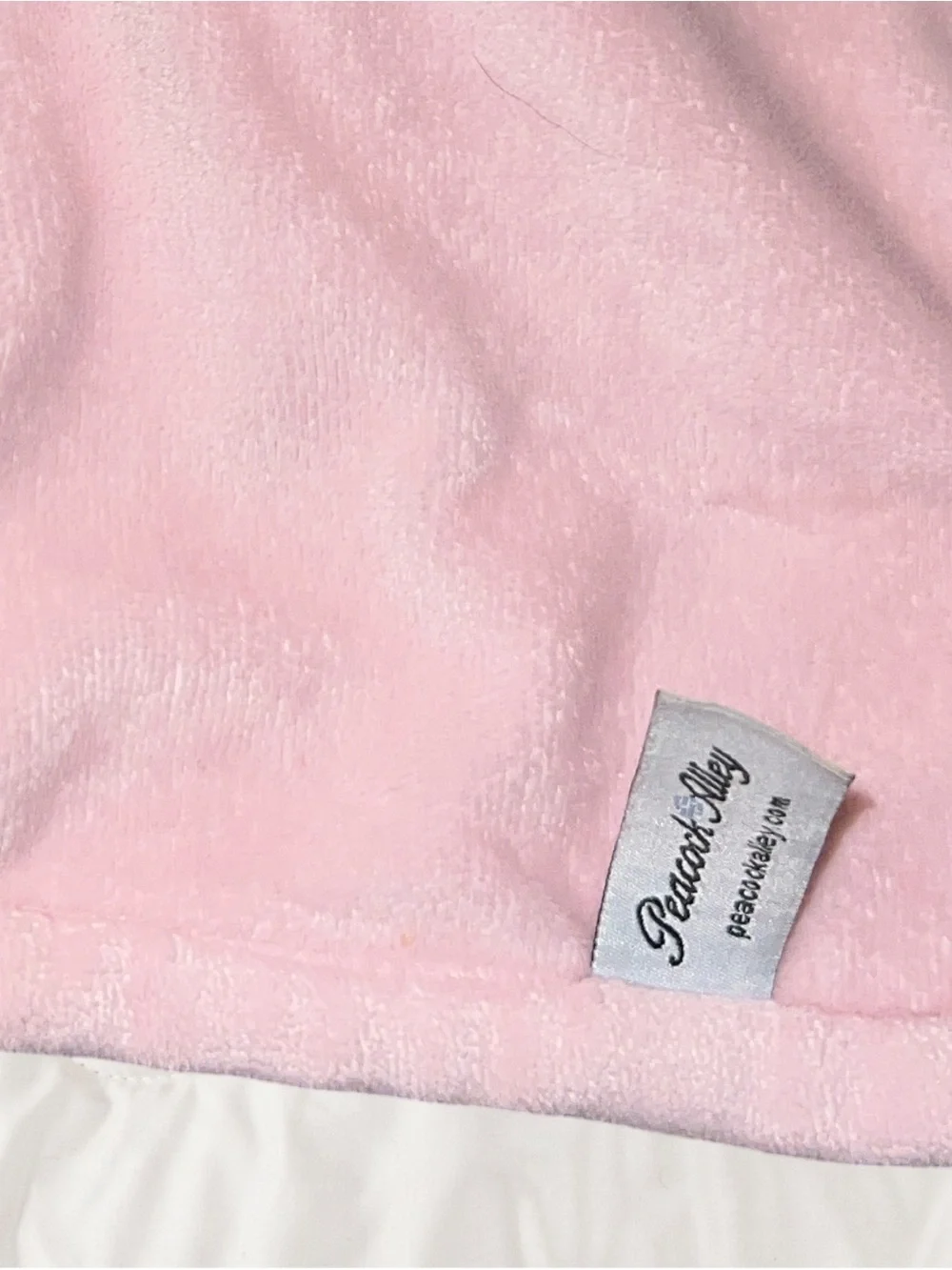 Peacock Alley Whale Baby Lovey Security Blanket Plush Knit Light Pink